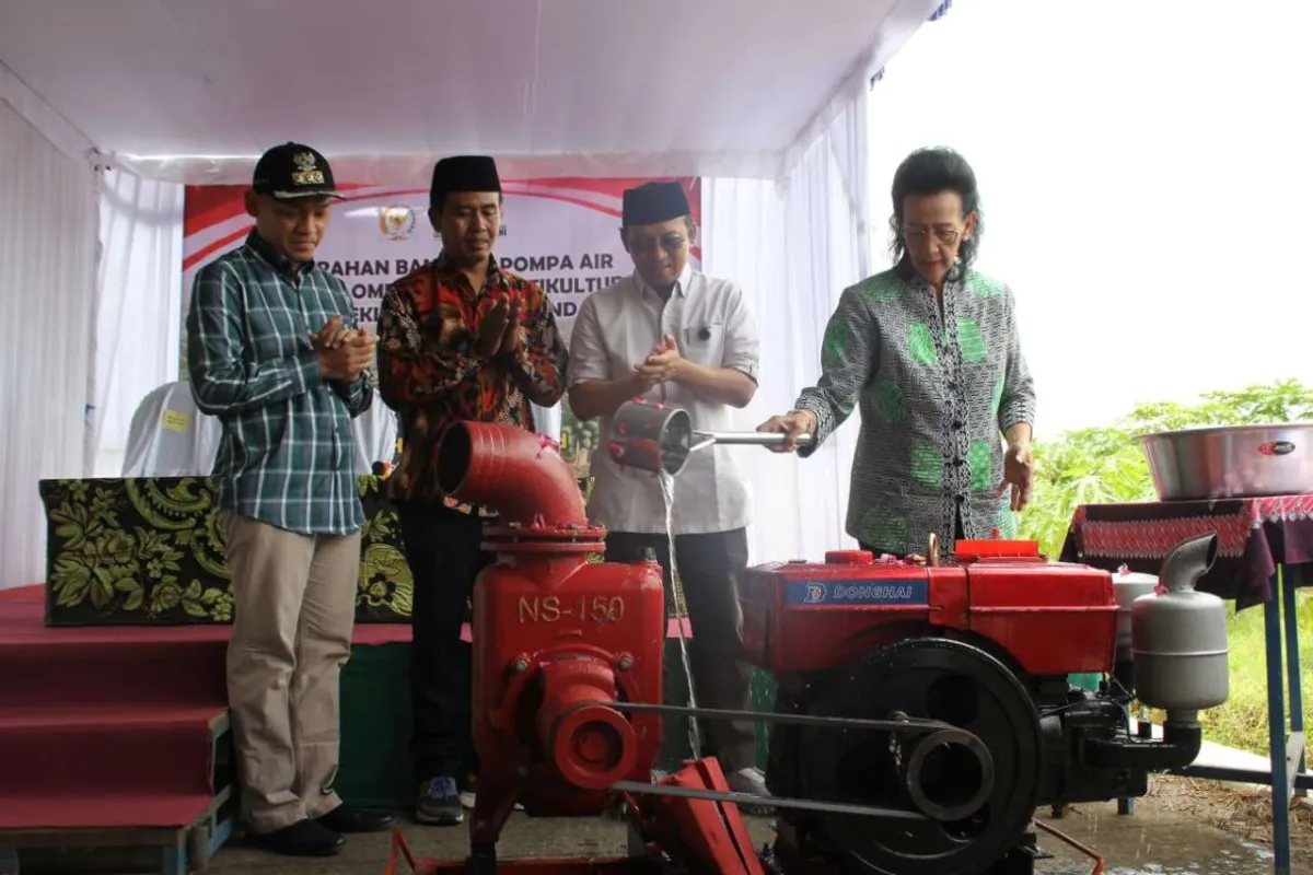 GKR Hemas Berikan Bantuan Pompa Air untuk Tingkatkan Produktivitas Petani di Sleman