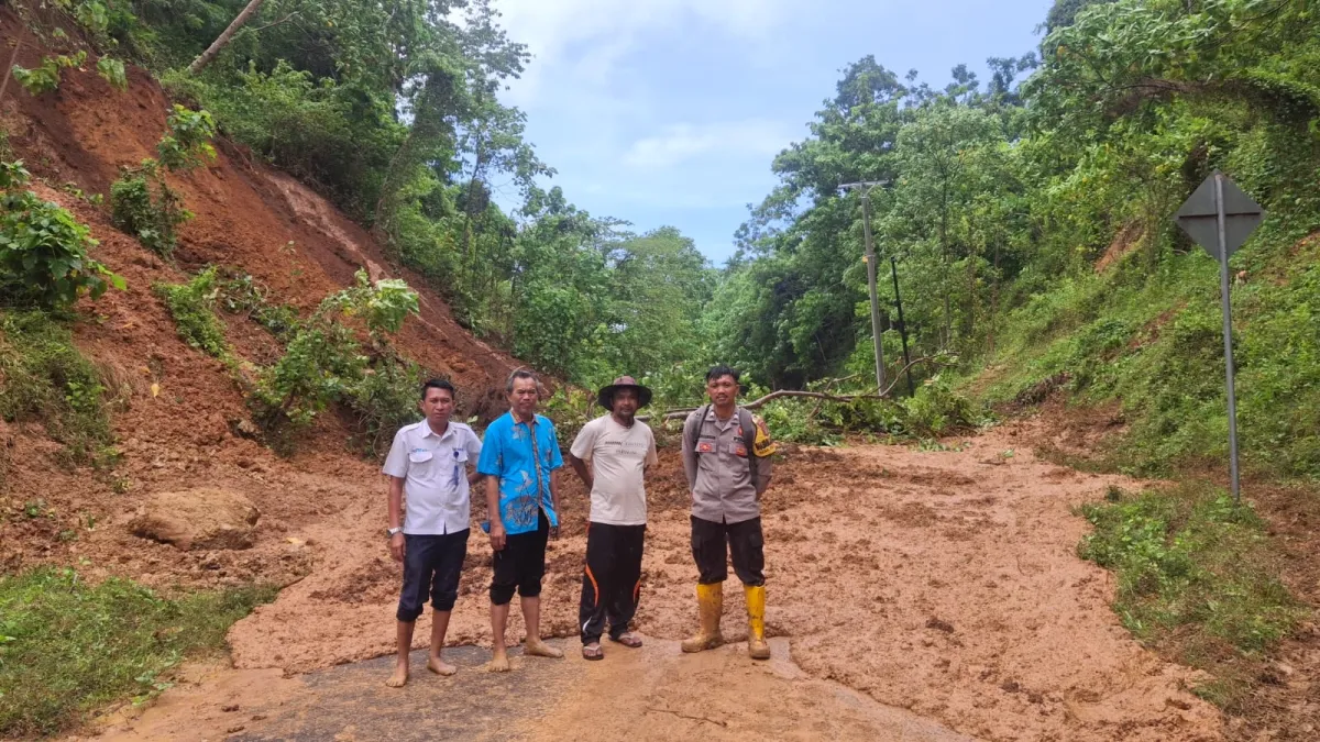 Longsor Putus Jalur Selatan, Akses Tatar–Talonang Lumpuh Total