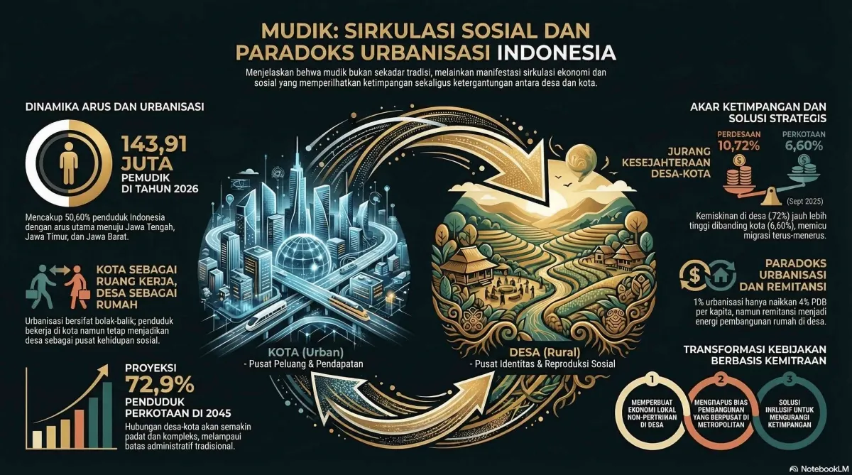 Mudik: Jembatan Sosial antara Desa dan Kota di Era Urbanisasi