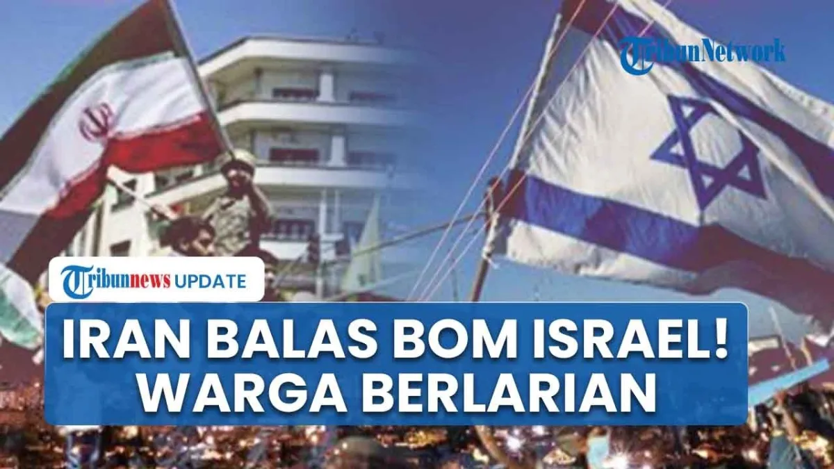 Iran Luncurkan Serangan Balasan ke Israel, Warga Berhamburan Cari Selamat