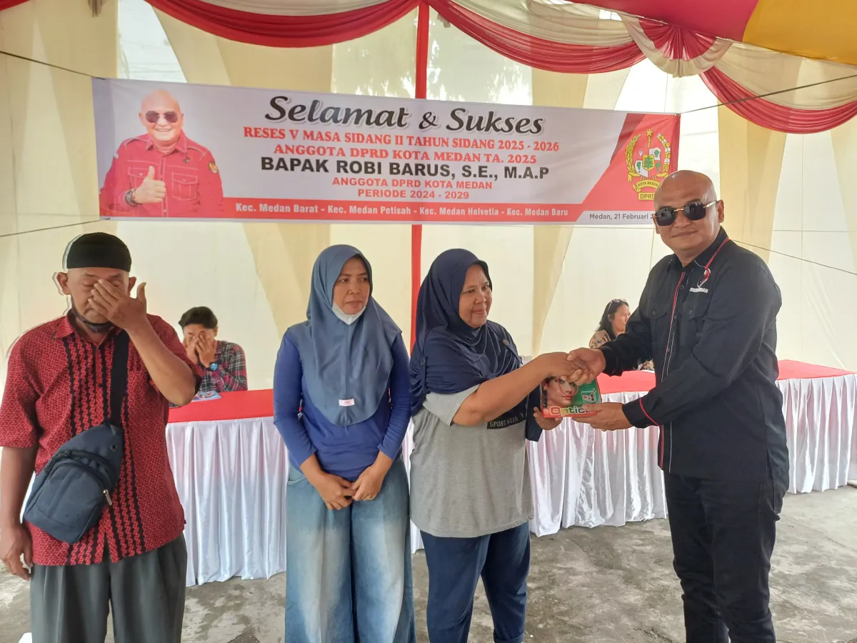 Warga Medan Petisah Curahkan Keluhan Keamanan dan Bansos pada Reses Robi Barus