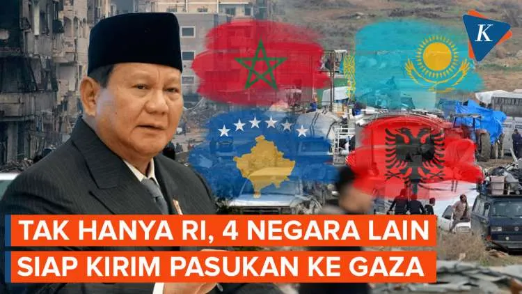Empat Negara Siap Kirim Pasukan ke Gaza Bersama Indonesia