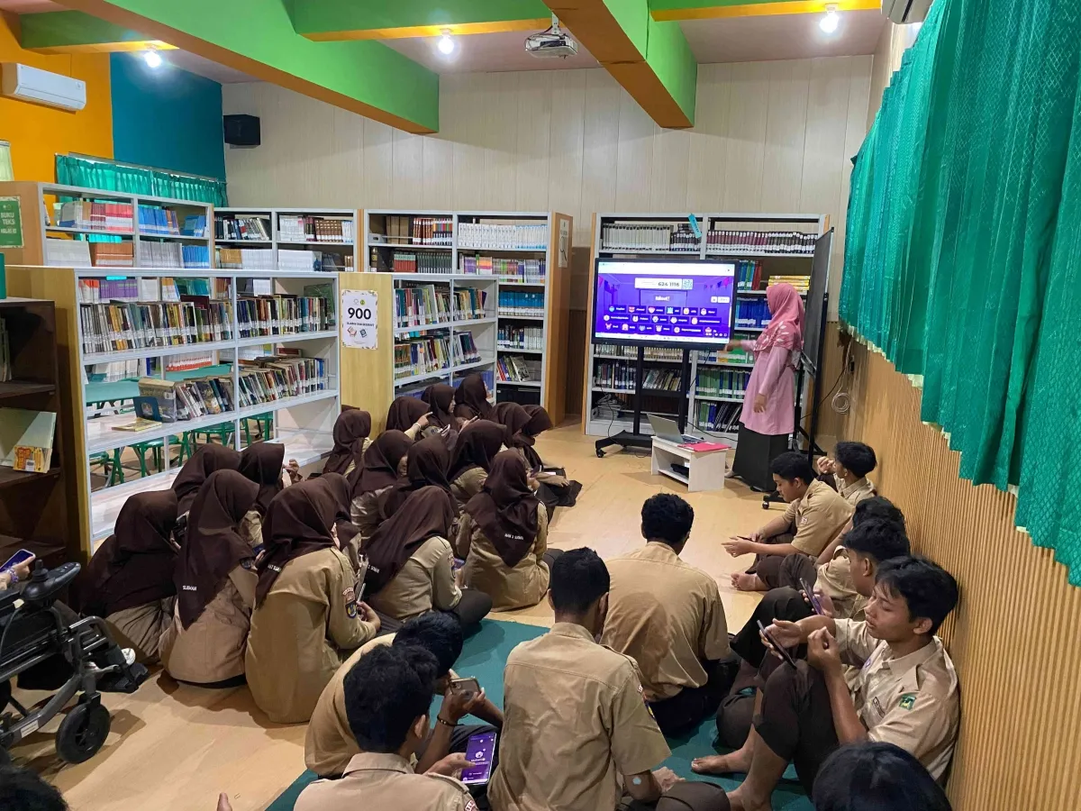 Inovasi Pembelajaran PJOK di MAN 2 Sleman: Belajar Basket Lewat Kahoot di Perpustakaan