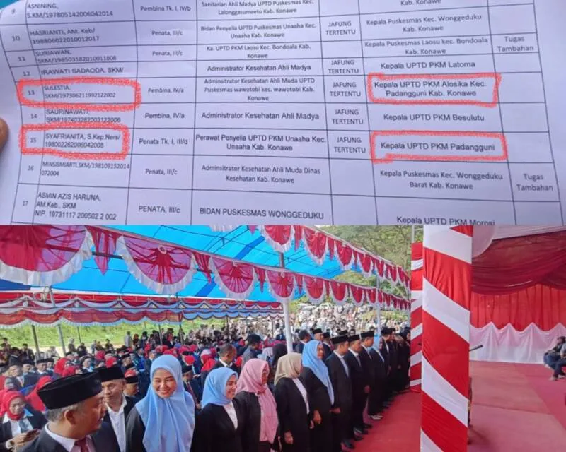 Pelantikan Pejabat di Konawe Dipersoalkan, Diduga Tanpa Persetujuan BKN
