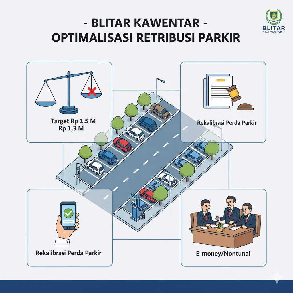 Pemkot Blitar Rencanakan Rekalibrasi Regulasi Parkir untuk Optimalkan Pendapatan