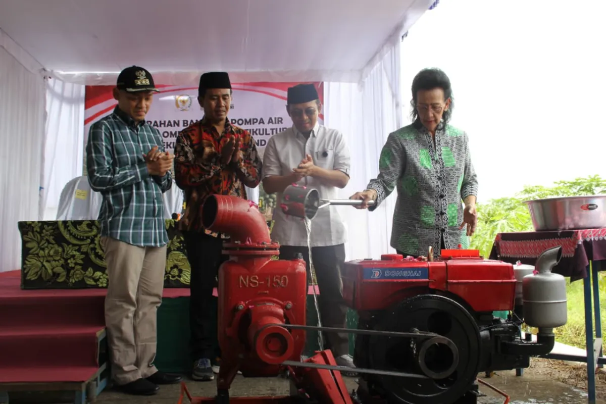 DPD RI Berikan Bantuan Pompa Air untuk Tingkatkan Produktivitas Pertanian di Sleman