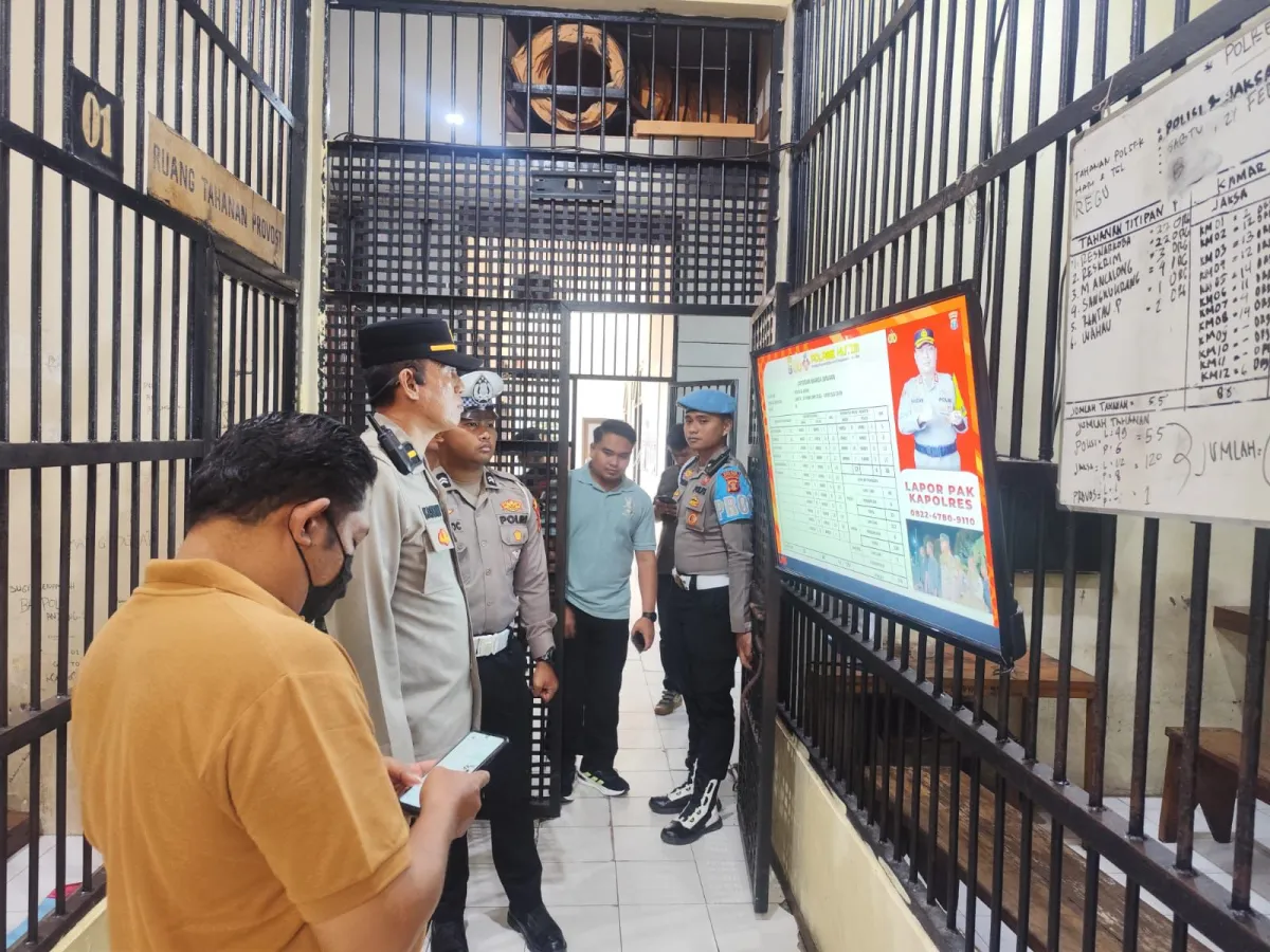 Sipropam Lakukan Patroli Rutin untuk Jaga Keamanan Polres Kutai Timur