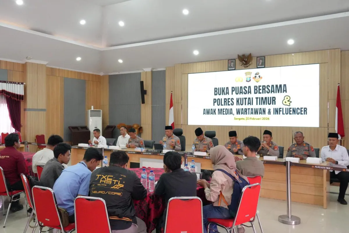 Kapolres Kutim Gelar Buka Puasa Bersama Wartawan untuk Perkuat Sinergi