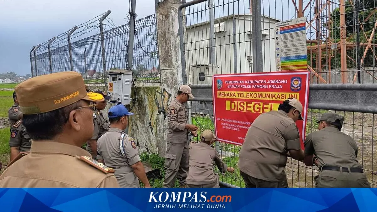 Pemkab Jombang Segel 305 Menara BTS Ilegal Tanpa SLF