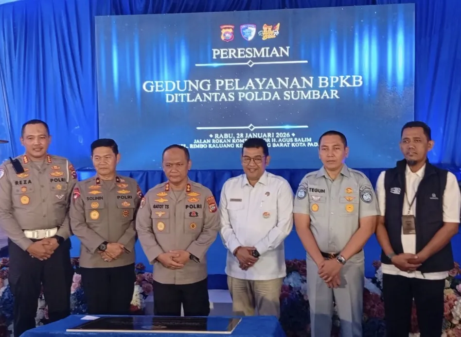 Kapolda Sumbar Resmikan Gedung Baru BPKB, Efisiensi Pelayanan Kini Hanya 15 Menit