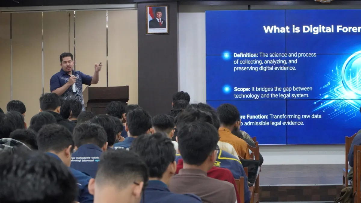 DTETI UGM Gelar Studium Generale tentang Digital Forensik dan Peluang Karier