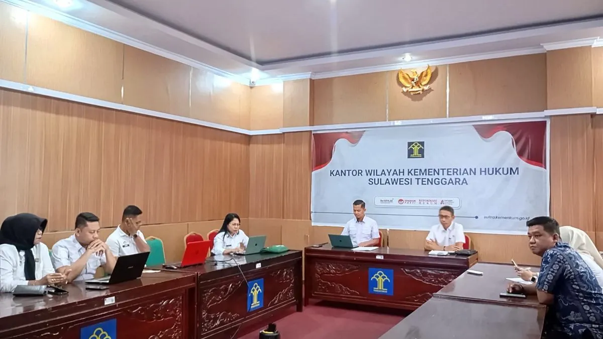 Kemenkum Sultra Harmonisasi Raperbup Bombana untuk Pengembangan Aplikasi Pemerintahan