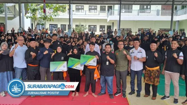 BPJS Ketenagakerjaan Lindungi 510 Atlet Pencak Silat di Bupati Cup V Mojokerto