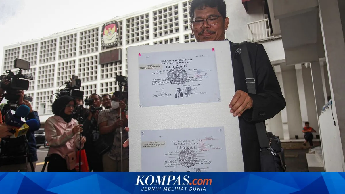 Dua Salinan Ijazah Jokowi dari Pilpres 2014 dan 2019 Terungkap