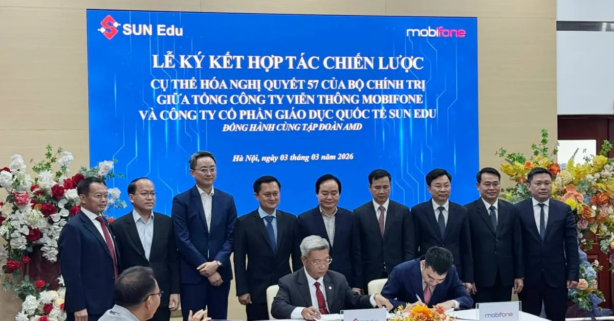 MobiFone dan Sun Edu Jalin Kerja Sama untuk Tingkatkan Pengembangan Sumber Daya Manusia Digital