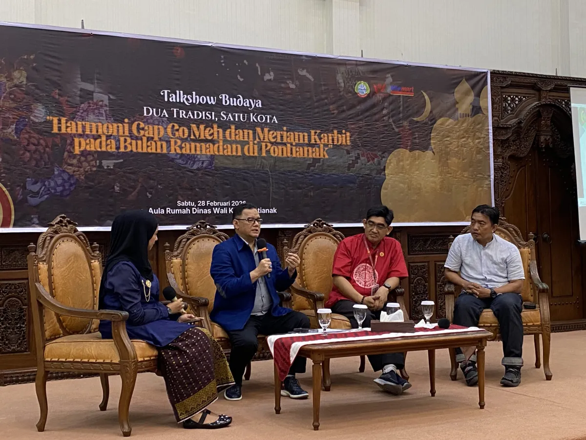 Borneo Journalist Hub Gelar Talk Show Budaya di Pontianak