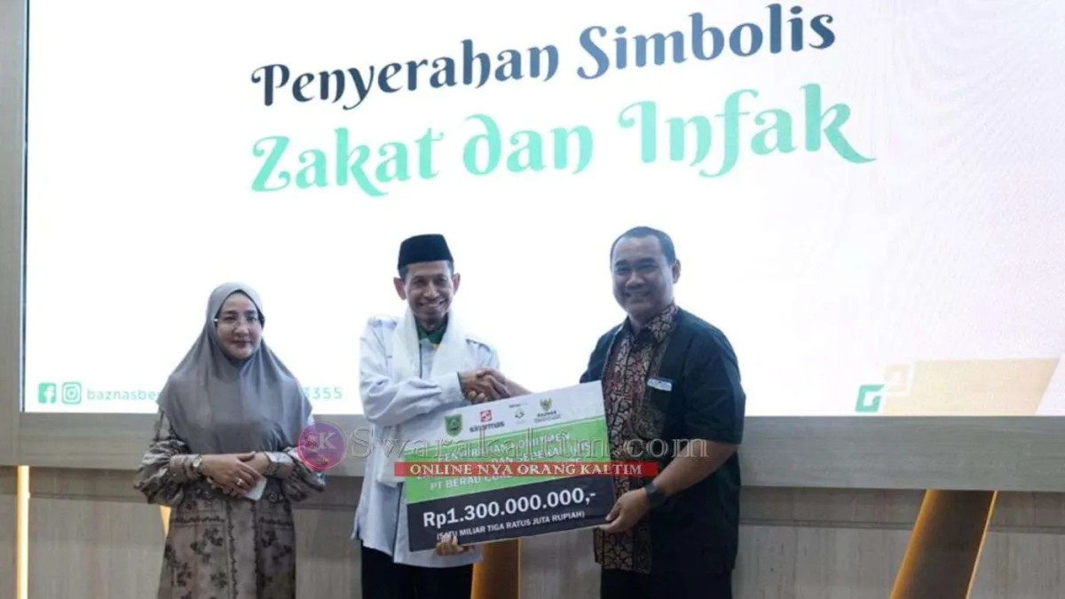 ZIS PT Berau Coal Mencapai Rp 2.048 Miliar, Dukungan untuk Program Sosial di Berau