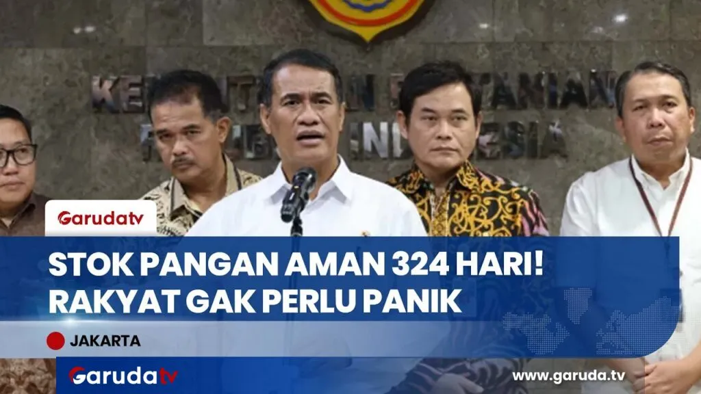 Mentan Pastikan Stok Beras Aman Hingga 324 Hari di Tengah Krisis Global