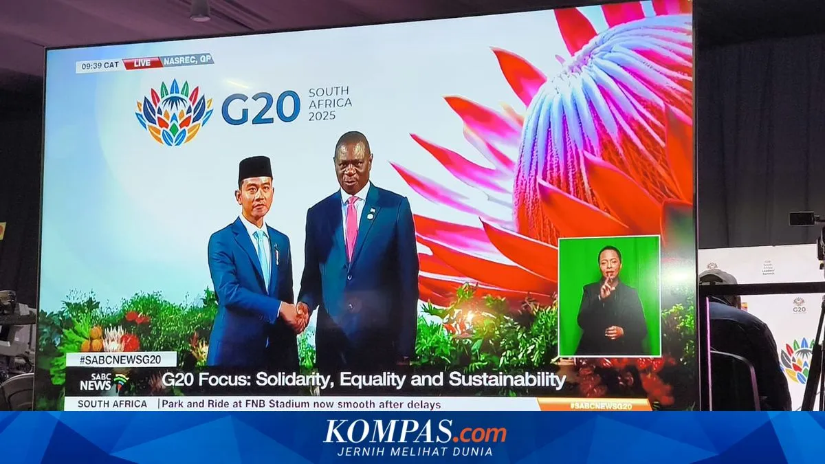 Gibran Hadiri KTT G20, Disambut Wakil Presiden Afrika Selatan