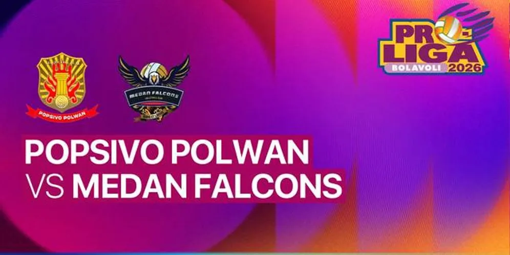 Saksikan Jakarta Popsivo Polwan vs Medan Falcons di Proliga 2026 Hari Ini di MOJI