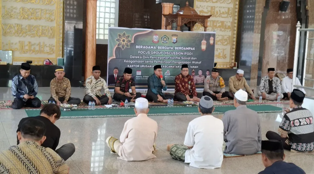 Kemenag Makassar Dorong Kerukunan Umat dan Pengelolaan Wakaf yang Baik