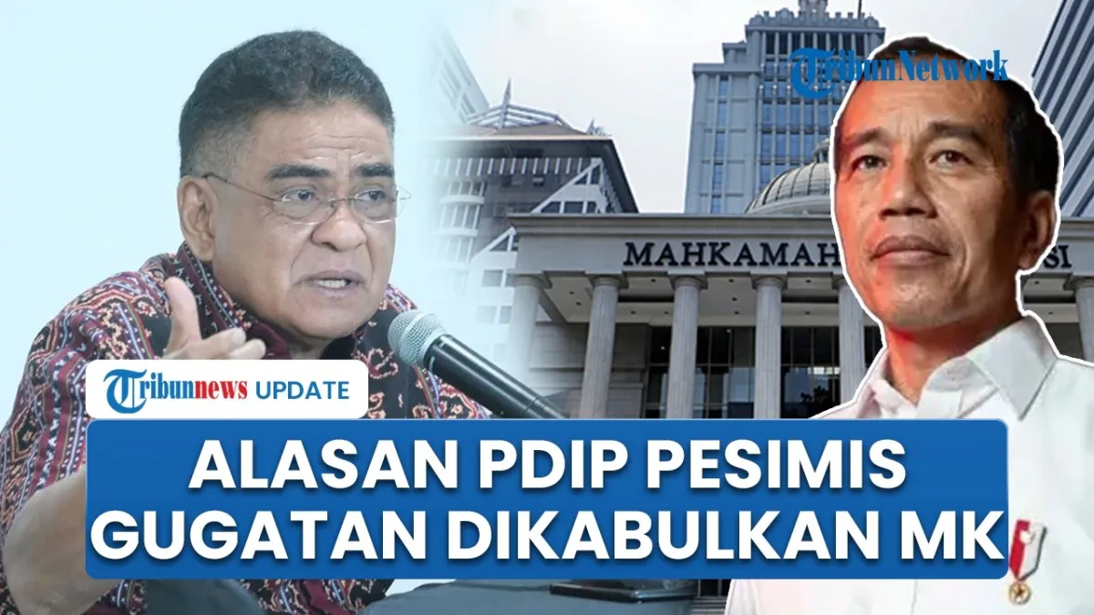 PDIP Pesimis Gugatan Keluarga Presiden Diterima MK