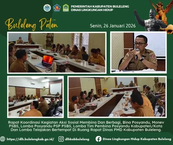 Rapat Koordinasi Aksi Sosial dan Lomba Posyandu di Buleleng