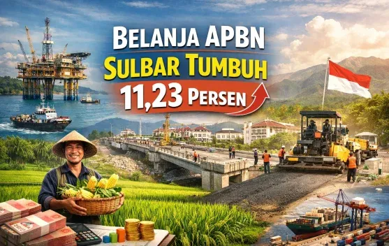 Belanja APBN Sulbar Tumbuh 11,23% di Awal 2026