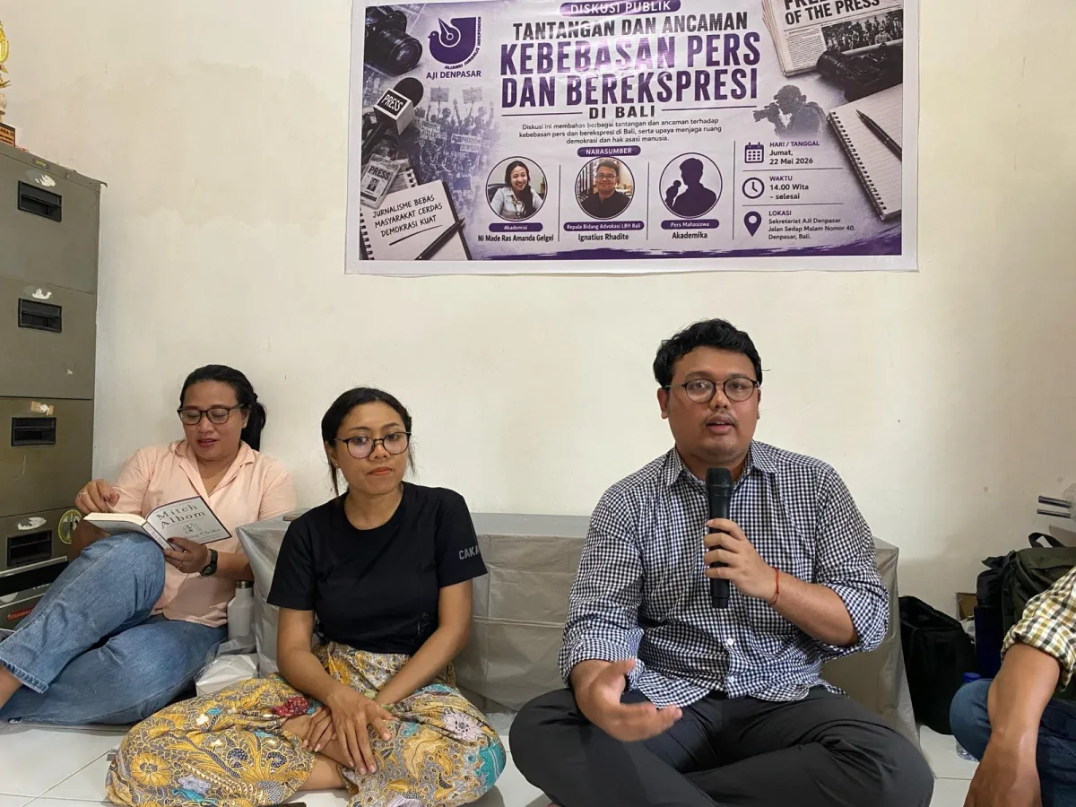 Kebebasan Pers di Bali Terancam, AJI Soroti Kekerasan Jurnalis dan Invasi AI