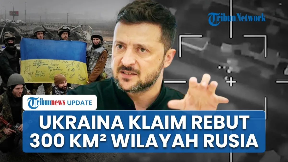 Zelensky Klaim Ukraina Rebut 300 Kilometer Persegi Wilayah Rusia