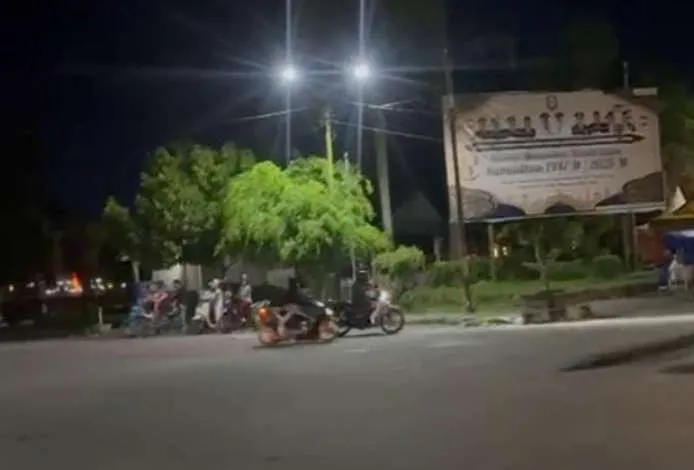 Aksi Balap Liar Usai Sahur Ganggu Ketenteraman Warga Sampit