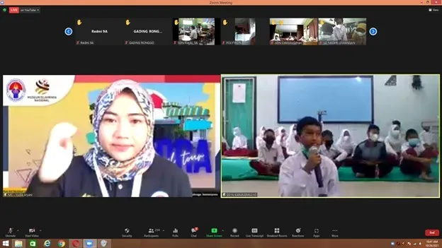 Kemenpora Edukasi Siswa SD tentang Museum Olahraga Nasional Secara Virtual
