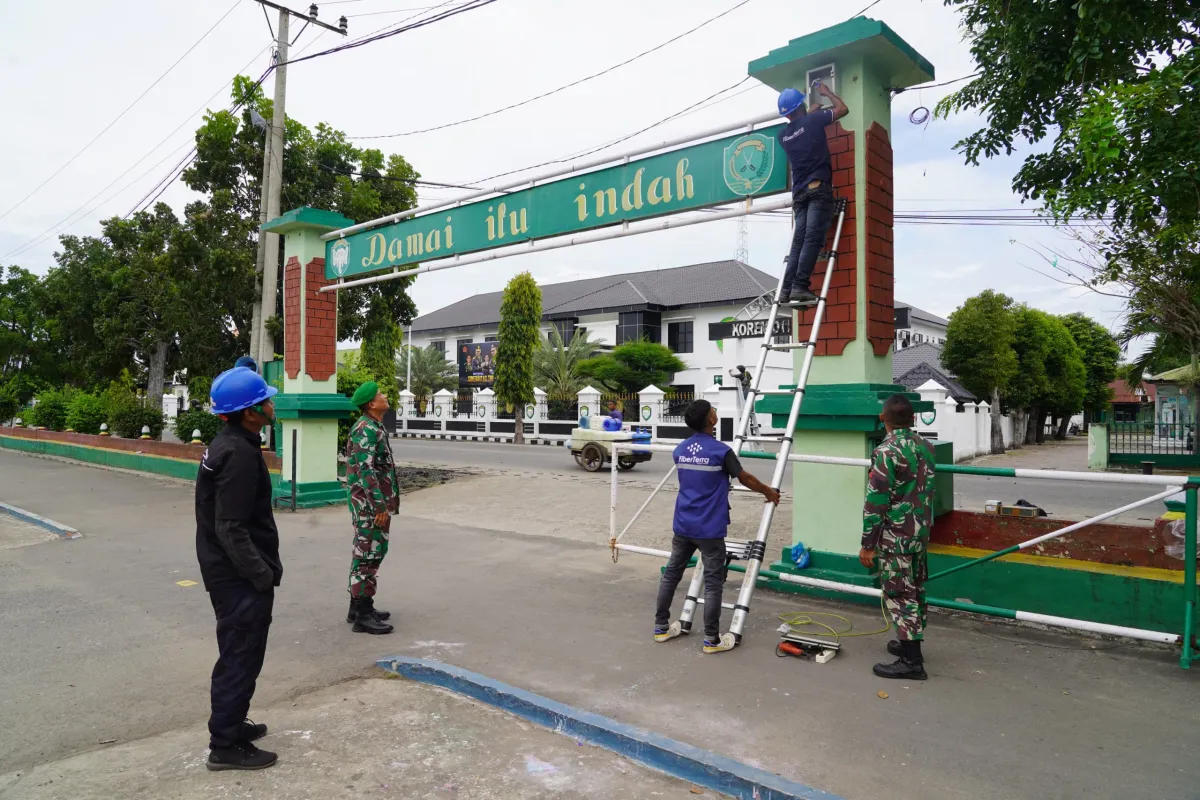 Korem 011 Lilawangsa Sediakan Wifi Gratis di Lapangan Jenderal Sudirman