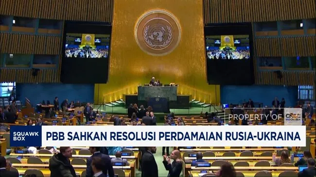 PBB Tetapkan Gencatan Senjata untuk Perdamaian Ukraina