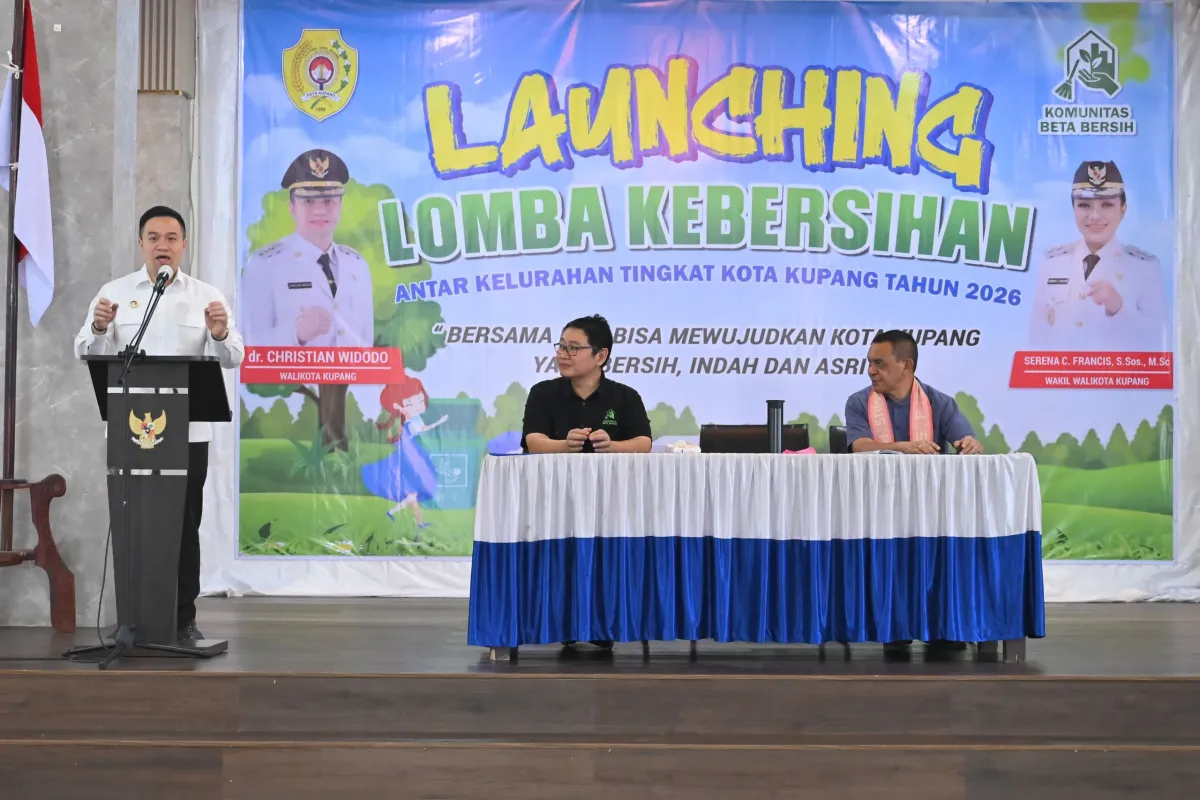 Wali Kota Kupang Luncurkan Lomba Kebersihan Berhadiah Rp100 Juta