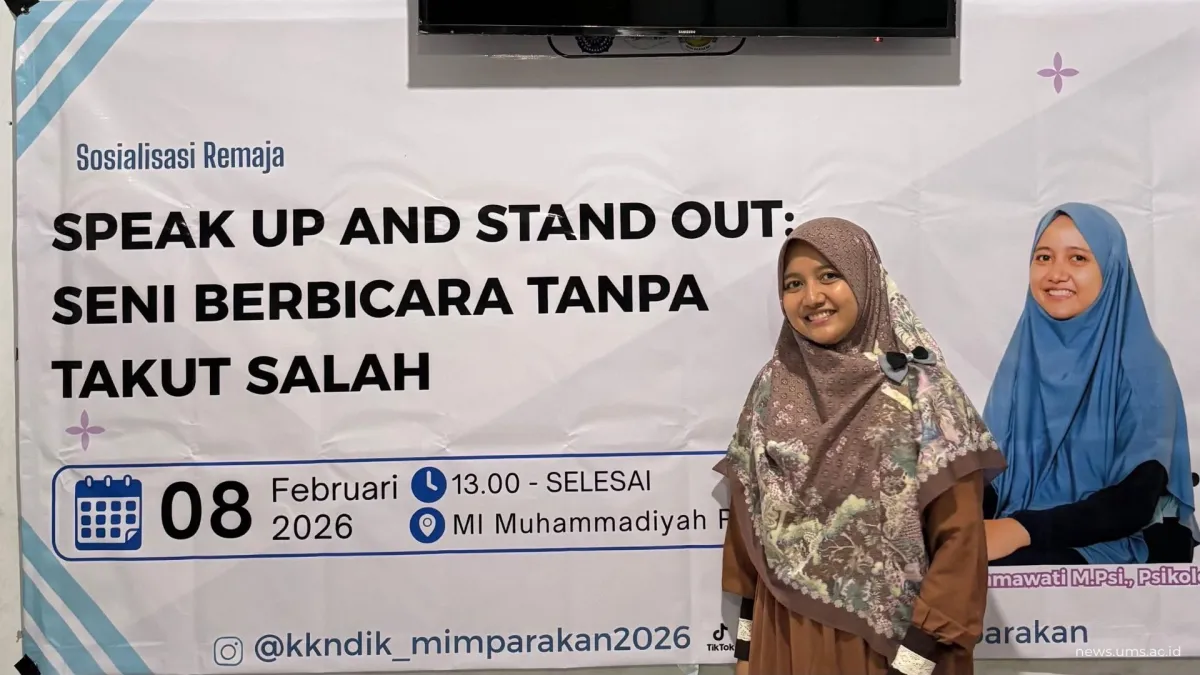 Mahasiswa KKN UMS Adakan Sosialisasi Public Speaking untuk Remaja Desa Parakan