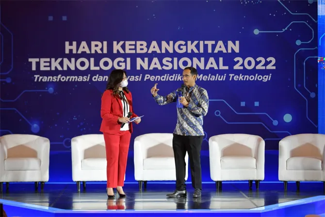 Mendikbudristek Nadiem Apresiasi Pengguna Teknologi Pendidikan di Hakteknas ke-27