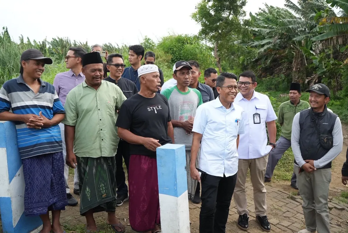 Misbakhun Tinjau Program CSR Bank untuk Ketahanan Pangan di Pasuruan