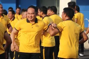 Polres Karangasem Gelar Senam Bersama untuk Tingkatkan Kesehatan dan Solidaritas