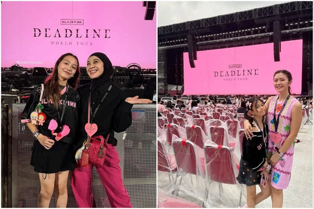 Selebriti Tanah Air Rayakan Konser BLACKPINK Bersama Anak