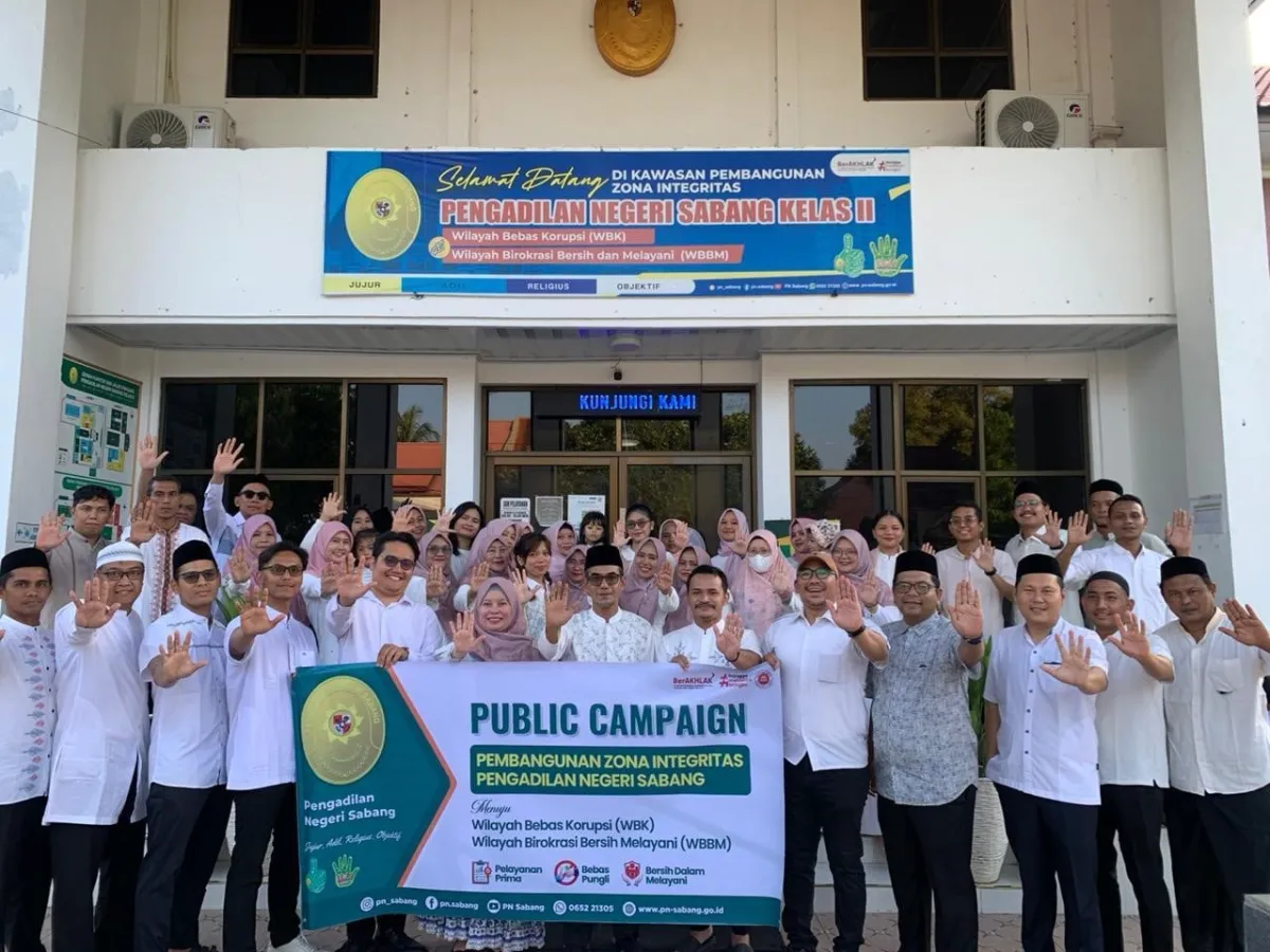 PN Sabang Gelar Kampanye Anti Korupsi Sambil Bagikan Takjil