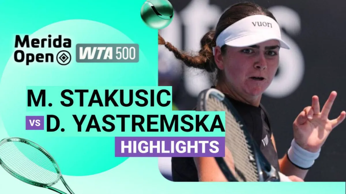Pertarungan Seru: Marina Stakusic vs Dayana Yastremska di Merida Open 2026