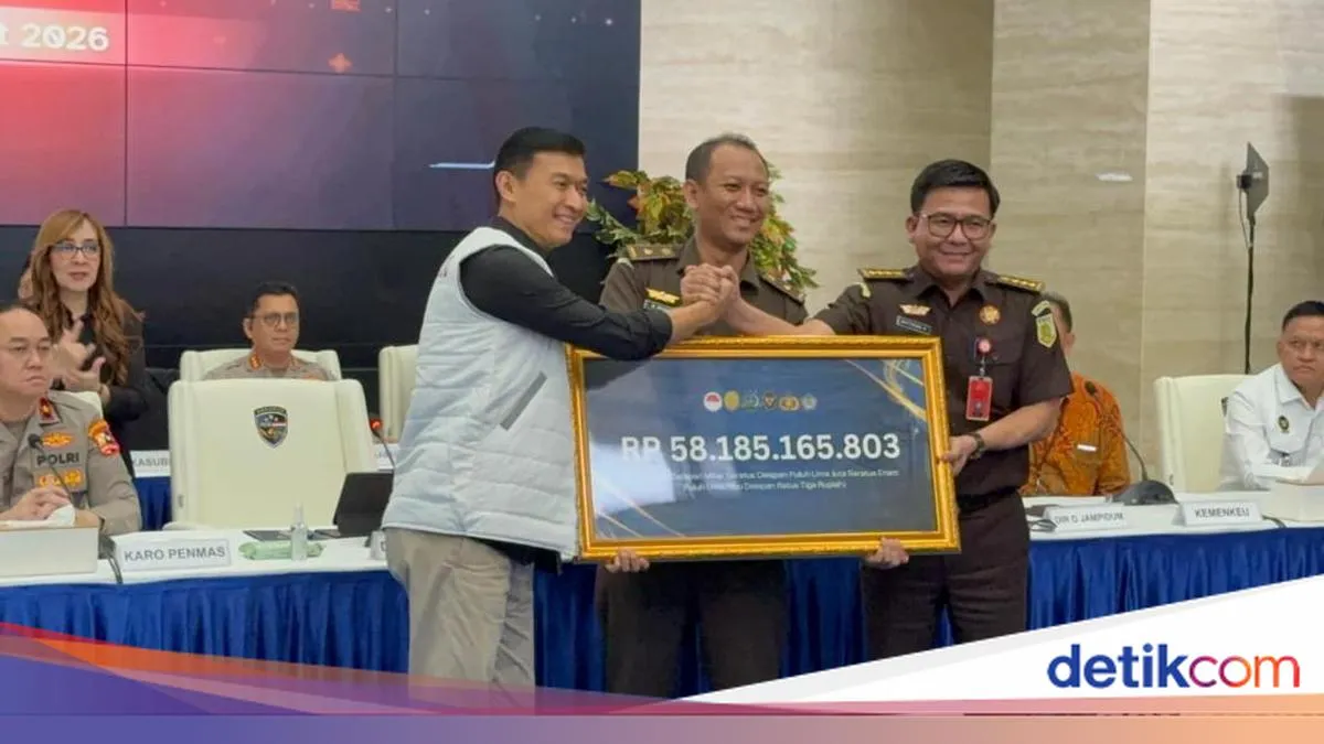 Penyitaan Rp 58 M dari Kasus TPPU Judi Online Diserahkan ke Negara