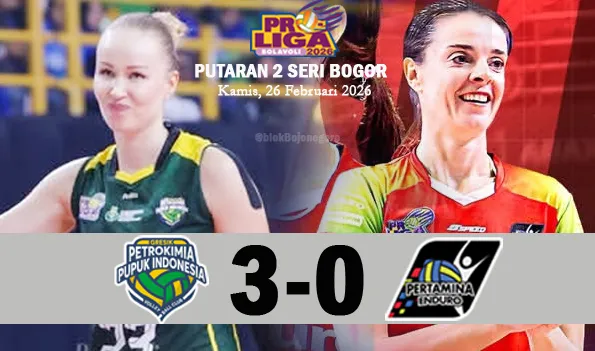 Gresik Phonska Plus Raih Gelar Juara Putaran 2 Proliga 2026 Setelah Kalahkan Jakarta Pertamina Enduro