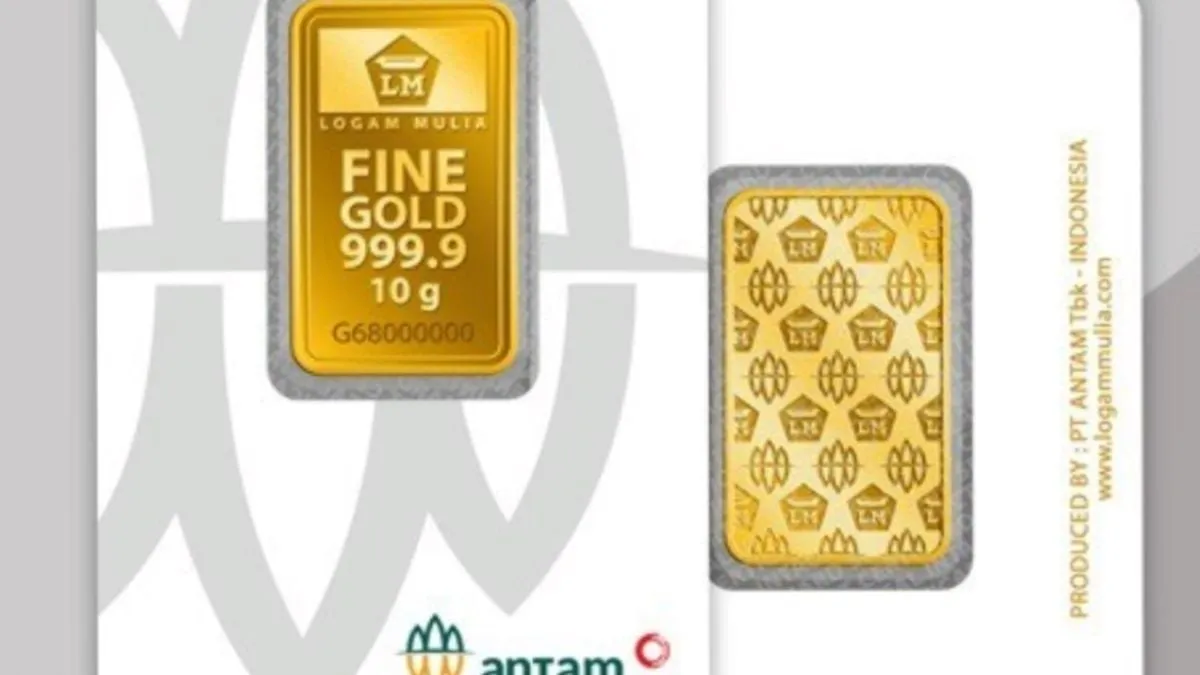 Harga Emas Antam Naik ke Rp3.049.000 per Gram Hari Ini
