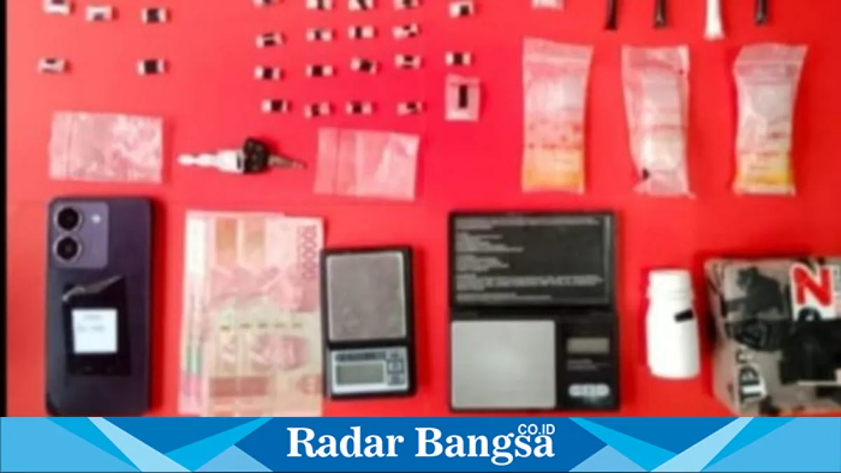 Polres Lamongan Amankan 33 Paket Sabu Siap Edar di Paciran