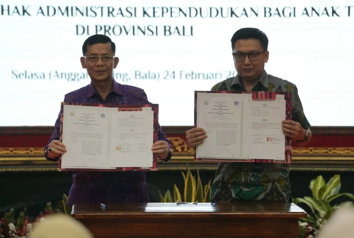 Bupati Klungkung Jalin Kerja Sama dengan Kejari untuk Lindungi Anak Terlantar