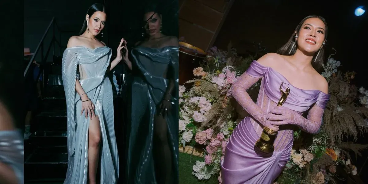 Raisa Tampil Menawan dalam Dress Elegan