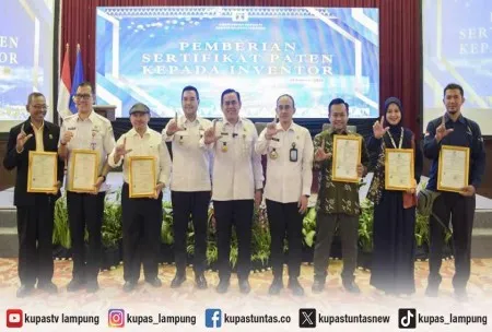 Universitas Teknokrat Indonesia Raih Paten Inovasi Green Campus dari Kemenkum RI