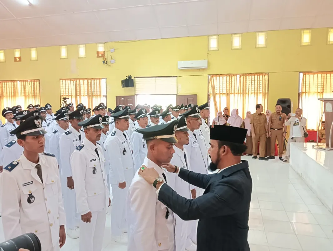 Bupati Aceh Timur Lantik 106 Geuchik Baru